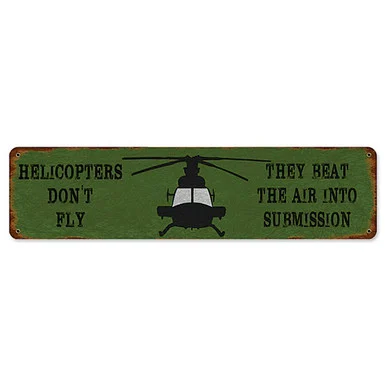 Beat The Air Metal Sign - Vintage Sign Co.