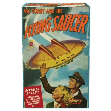 *Vic Torrey and his Flying Saucer 5 inch (Comic Book) - Atlantis Models