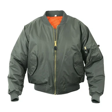 Lightweight MA-1 Flight Jacket (Sage Green)