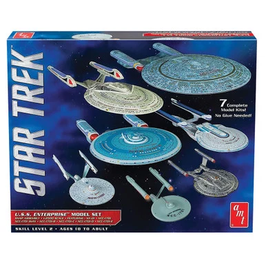 Star Trek U.S.S. Enterprise Box Set - Snap 1/2500 AMT 7 Kits