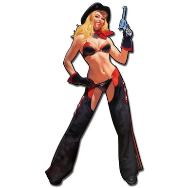 Smokin' Hot Girl Plasma Sign - Vintage Sign Co.
