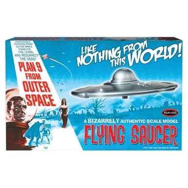 Plan 9 From Outer Space Flying Saucer 1/48 Kit - Polar Lights
