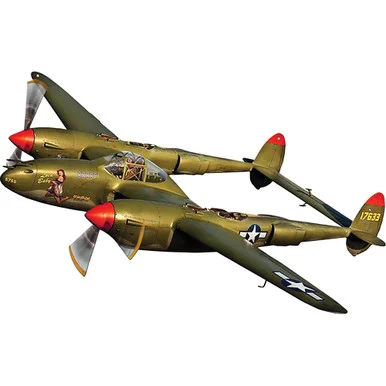 P-38 Lightning Cutout Metal Sign LGB335