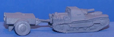 PIG080221 - ITALIAN CV33 FLAMETHROWER W. TRAILER