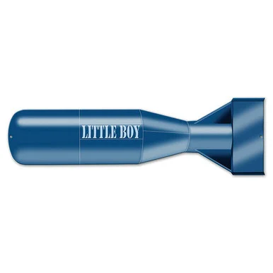 Little Boy Plasma Sign - Vintage Sign Co.