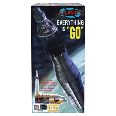 Atlas Rocket with Mercury Capsule 1/110 Kit - Atlantis Models