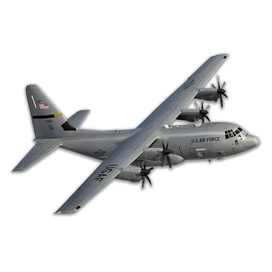 C-130 Hercules Plasma Metal Sign