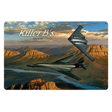 Killer B's Metal Sign - Vintage Sign Co.