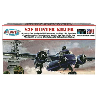 S2F Hunter Killer 1/54 Kit - Atlantis Models