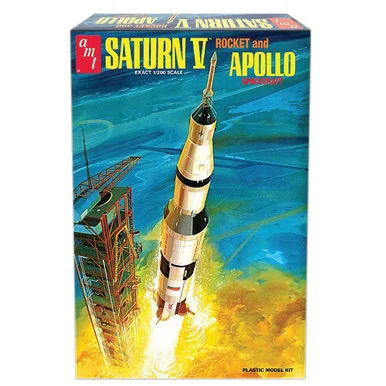 Saturn V Rocket and Apollo Spacecraft 1/200 Kit - AMT
