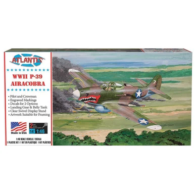 P-39 Airacobra 1/46 Kit with Swivel Stand