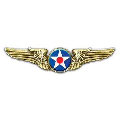 U.S. Air Corps Wings Metal Sign LGB831 - Vintage Sign Co.