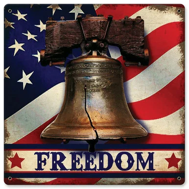 Freedom Metal Sign - Vintage Sign Co.