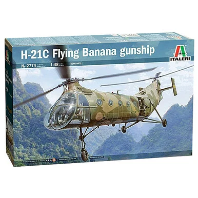 H-21C Flying Banana Gunship 1/48 Kit