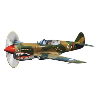P-40 Flying Tigers Cut-Out Metal Sign  LGB090