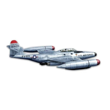 F-89 Scorpion Cut-out Metal Sign