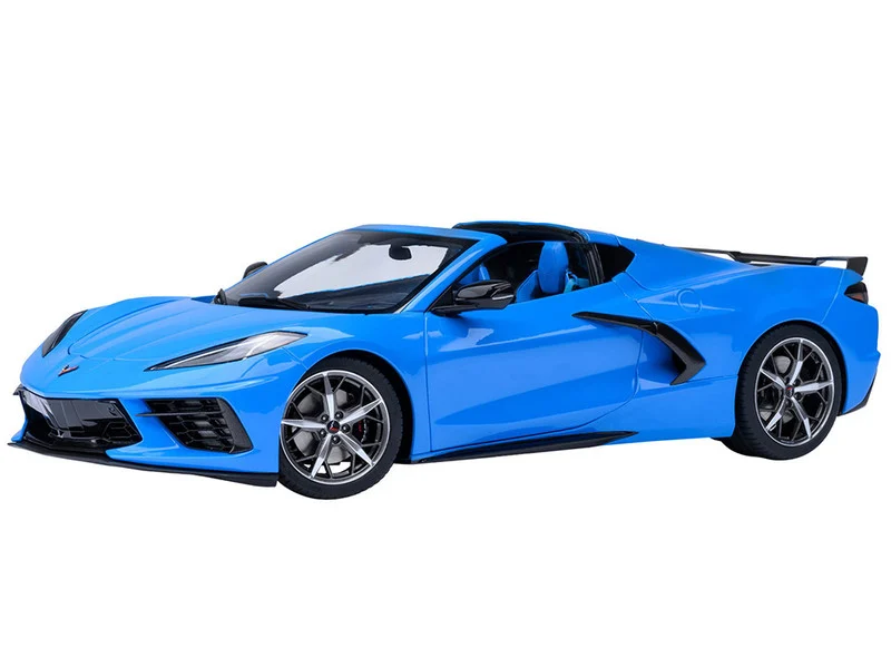 2020 Chevrolet Corvette C8 Stingray Rapid Blue 1/18 Model Car by Autoart - Chevrolet Models
