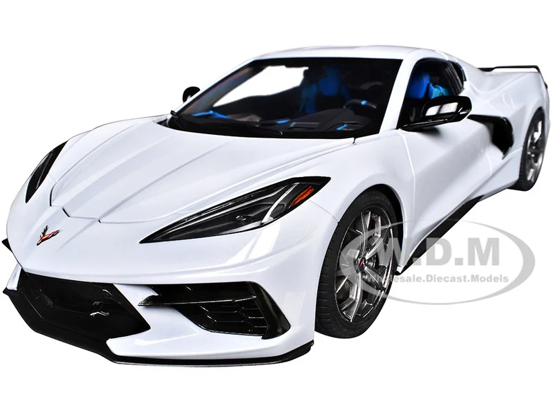 2020 Chevrolet Corvette C8 Stingray Ceramic Matrix Gray Metallic 1/18 Model Car by Autoart - Chevrolet Models