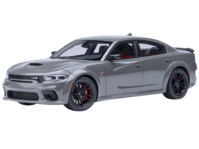 Dodge Charger Scat Pack Widebody Destroyer Gray 1/18 Model Car by Autoart - Dodge Models