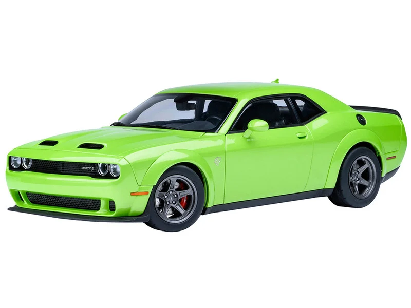2023 Dodge Challenger SRT Super Stock Sublime Green 1/18 Model Car by Autoart - Dodge Models