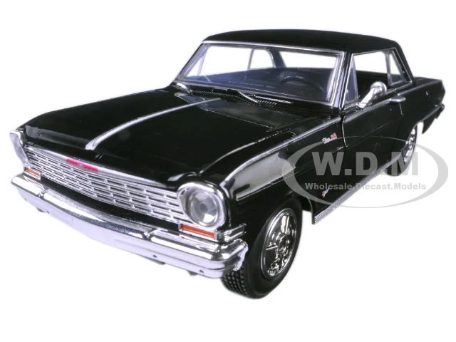 1964 Chevrolet Nova SS Black "Muscle Car Collection" 1/25 Diecast Model Car by New Ray - Chevrolet Models