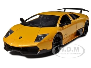 Lamborghini Murcielago LP 670 4 SV Yellow 1/24 Diecast Model Car by Motormax - Lamborghini Models