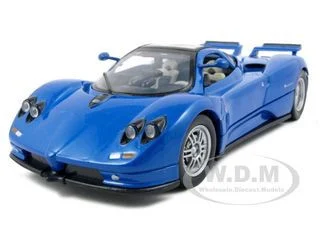 Pagani Zonda C12 Blue 1/24 Diecast Model Car by Motormax - Pagani Models
