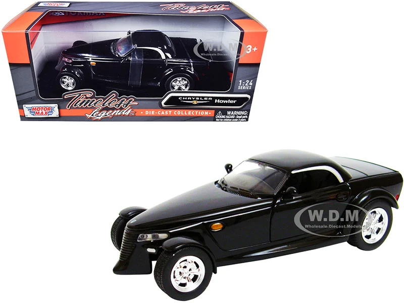 Chrysler Howler Concept Black "Timeless Legends" 1/24 Diecast Model Car by Motormax - Chrysler Models