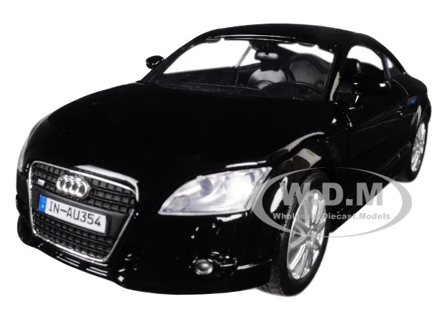 Audi TT Coupe Black 1/24 Diecast Model Car by Motormax - Audi Models