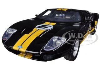 Ford GT Concept #6 "GT Racing" Black 1/24 Diecast Model Car by Motormax - Ford Models