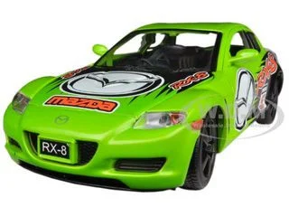 Mazda RX-8 #5 Green with Graphics "GT Racing" Series 1/24 Diecast Model Car by Motormax