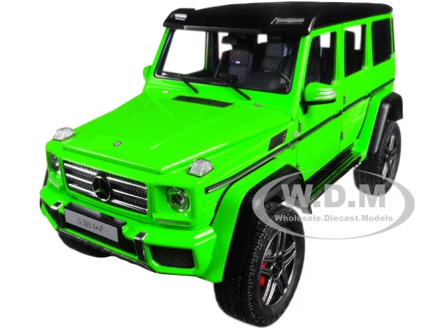 Mercedes Benz G500 4X4 2 Alien Green 1/18 Model Car by Autoart - Mercedes Models