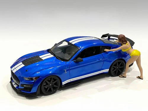 Stephanie Bikini Car Wash Girl Figurine for 1/18 Scale Models by American Diorama - Accessories