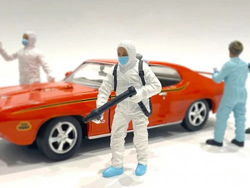 Hazmat Crew Figurine I for 1/18 Scale Models by American Diorama - Accessories