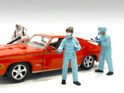 Hazmat Crew Figurine II for 1/24 Scale Models by American Diorama - Accessories