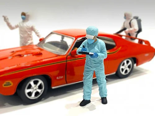 Hazmat Crew Figurine IV for 1/18 Scale Models by American Diorama - Accessories