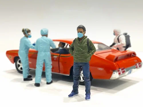 Hazmat Crew Figurine V for 1/24 Scale Models by American Diorama - Accessories