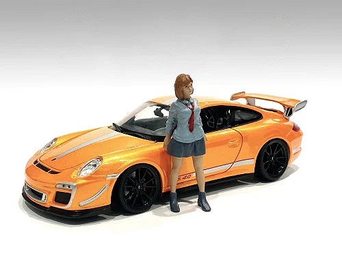 "Car Meet 1" Figurine V for 1/24 Scale Models by American Diorama - Accessories