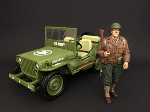 US Army WWII Figure I For 1:18 Scale Models by American Diorama - Accessories