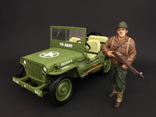 US Army WWII Figure II For 1:18 Scale Models by American Diorama - Accessories