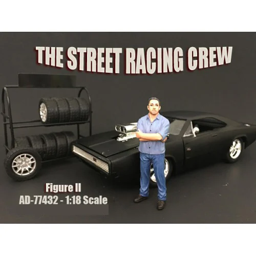 The Street Racing Crew Figure II For 1:18 Scale Models by American Diorama - Accessories
