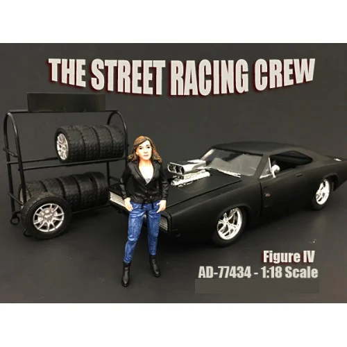 The Street Racing Crew Figure IV For 1:18 Scale Models by American Diorama - Accessories