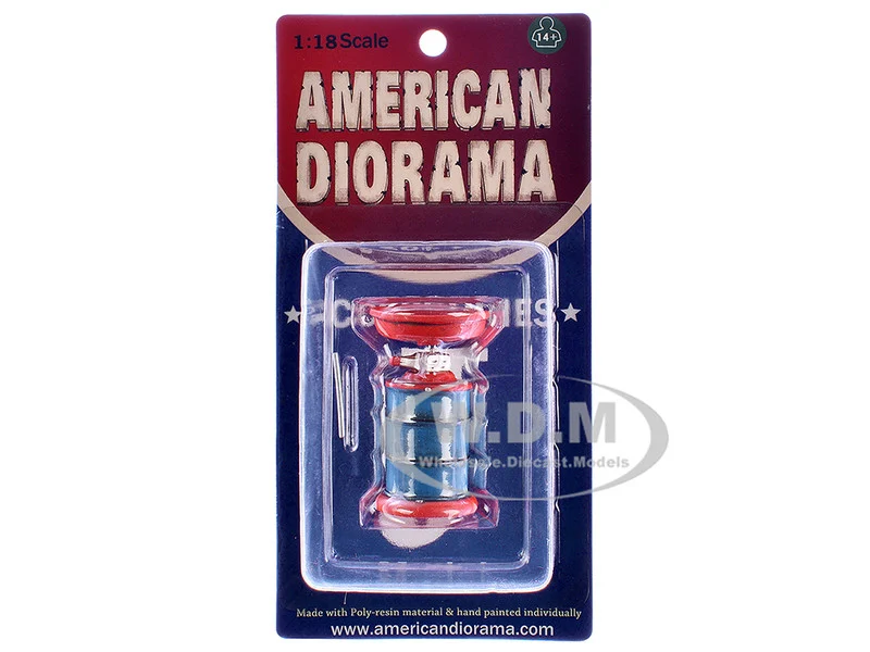 Portable Waste Oil Drain Tank for 1/18 Scale Models by American Diorama - Accessories