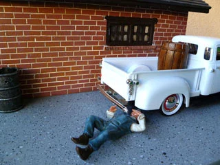 Repair Man Henry Figure For 1:24 Diecast Model Cars by American Diorama - Accessories