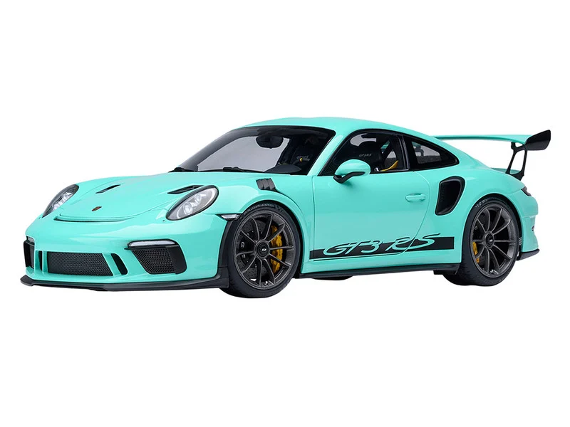 Porsche 911 (991.2) GT3 RS Mint Green 1/18 Model Car by Autoart - Porsche Models