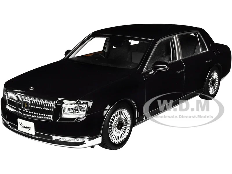 Toyota Century RHD (Right Hand Drive) Black 1/18 Model Car by Autoart - Toyota Models