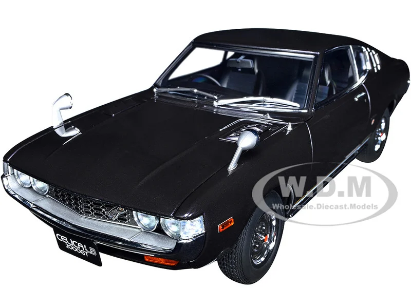 1973 Toyota Celica Liftback 2000GT (RA25) RHD (Right Hand Drive) Dark Purple Metallic 1/18 Model Car by Autoart - Toyota Models