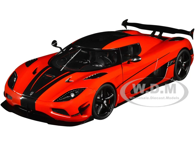 Koenigsegg Agera RS Chili Red with Black Accents 1/18 Model Car by Autoart - Koenigsegg Models