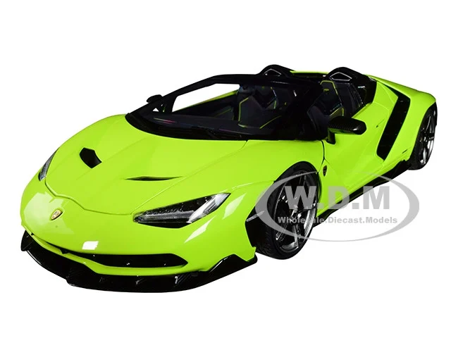 Lamborghini Centenario Roadster Verde Scandal / Solid Light Green 1/18 Model Car by Autoart - Lamborghini Models