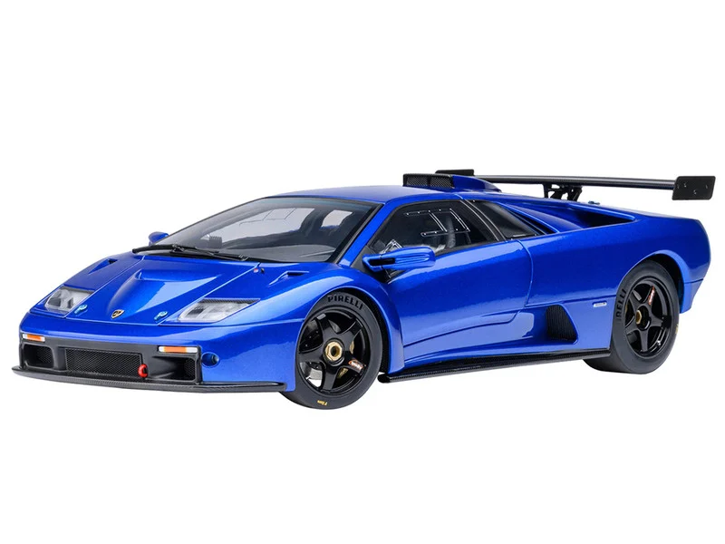 Lamborghini Diablo GTR Monterey Blue Metallic 1/18 Model Car by Autoart - Lamborghini Models